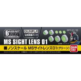 BUILDERS PARTS SIGHT LENS GREEN